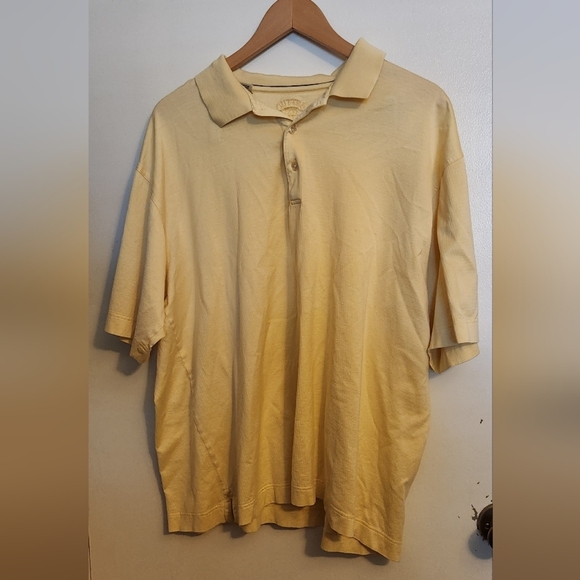 Cutter & Buck Men's Cream Polo Shirt - Picture 4 of 6